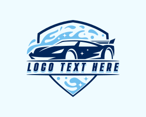 Auto - Vehicle Car Wash logo design