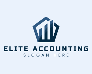 Accounting Finance Graph logo design