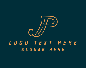 Letter Jp - Paralegal Law Firm logo design