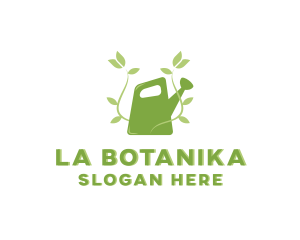 Landscaping - Watering Can Plant Garden logo design