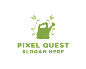 Watering Can - Watering Can Plant Garden logo design
