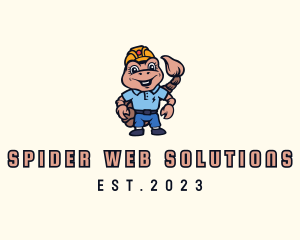 Arachnid - Scorpion Engineer Construction logo design