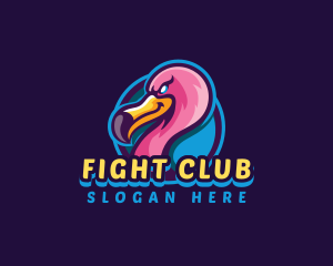 Ufc - Flamingo Gaming Bird logo design