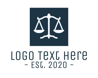 Attorney Legal Law Firm Scales Logo | BrandCrowd Logo Maker
