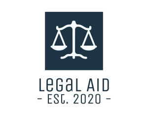 Attorney - Legal Attorney Scales Square logo design