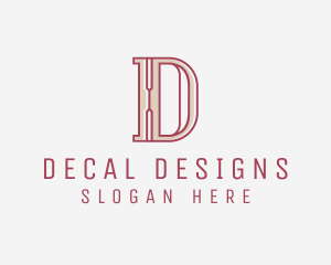 Elegant Modern Letter D  logo design