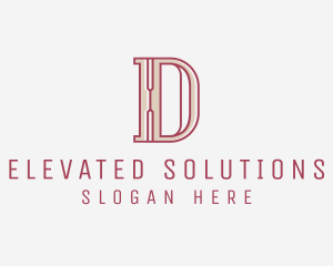 Elegant Modern Letter D  logo design