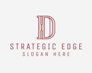 Elegant Modern Letter D  logo design