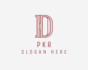 Elegant Modern Letter D  logo design