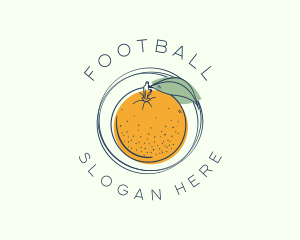Orange Fruit Orchard logo design