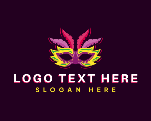 Festival - Mardi Gras Festival logo design