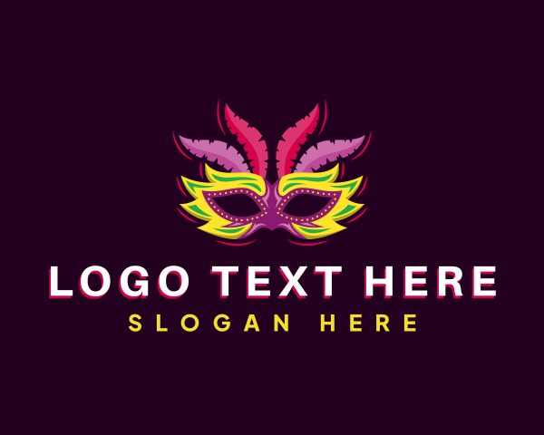 Festival - Mardi Gras Festival logo design