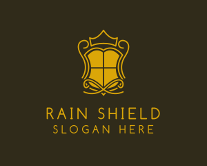 Shield Crown Crest  logo design