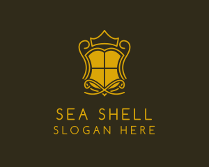 Shield Crown Crest  logo design