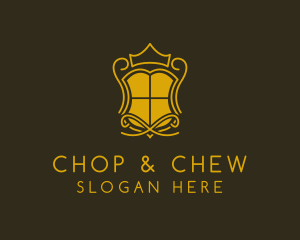 Shield Crown Crest  logo design