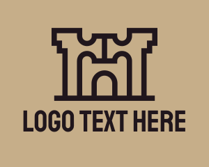 Industry - Industrial Arch Building logo design