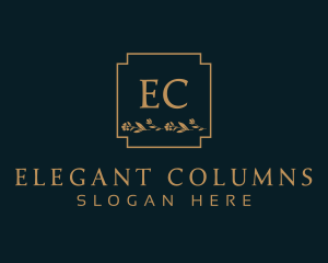 Elegant Luxury Floral logo design