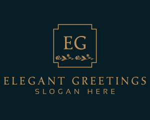 Elegant Luxury Floral logo design