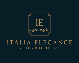 Elegant Luxury Floral logo design