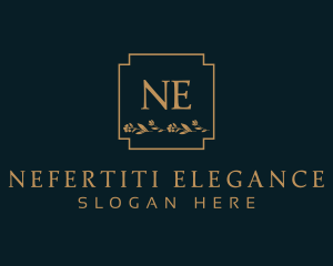 Elegant Luxury Floral logo design