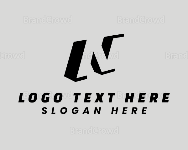 Initial VL logo design with Shield style, Logo business branding