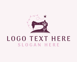 Embroidery - Sewing Machine Tailoring logo design