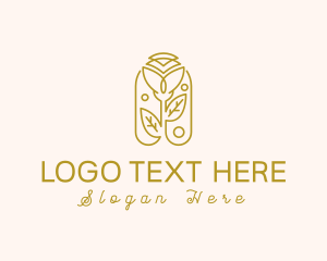 Natural - Flower Beauty Cosmetic logo design
