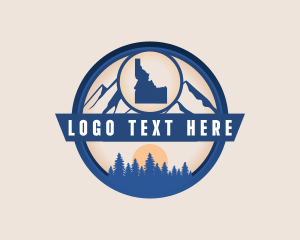United States - Idaho Mountain Park logo design