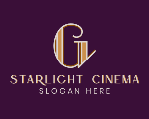 Cinema - Retro Cinema Entertainment logo design