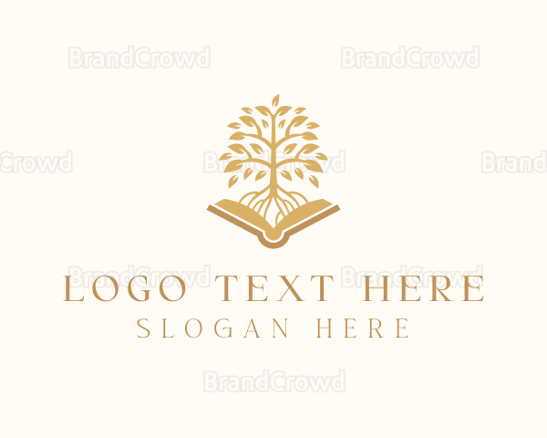 Educational Tree Book Logo