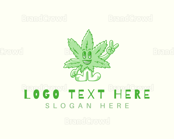 Weed Head Cannabis Logo