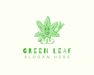 Weed - Weed Head Cannabis logo design