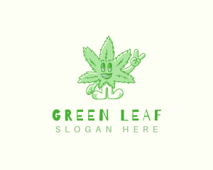 Weed Head Cannabis logo design