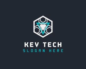 Hexagon Power Tech logo design