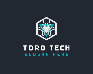 Hexagon Power Tech logo design