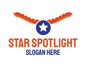 Star Footlong Sausage logo design