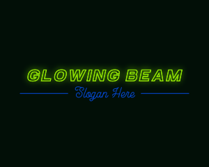 Neon Light Club logo design