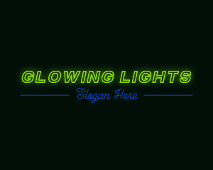 Neon Light Club logo design