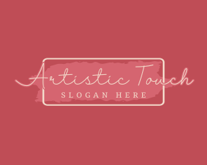 Elegant Feminine Brush logo design