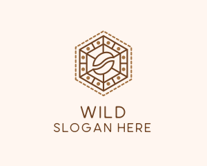 Mocha - Hexagonal Coffee Bean logo design