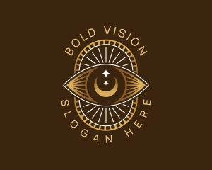 Vision Eye Mystical logo design