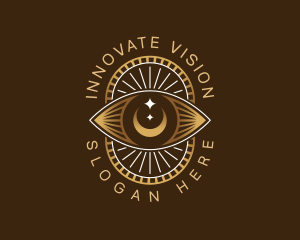 Vision Eye Mystical logo design