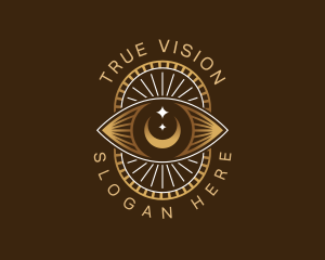 Vision Eye Mystical logo design