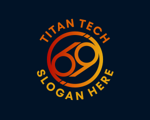 Tech Software Firm Number 69 logo design