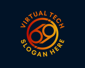 Online Gaming - Tech Software Firm Number 69 logo design