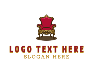 Home Decor - Elegant Interior Chair logo design