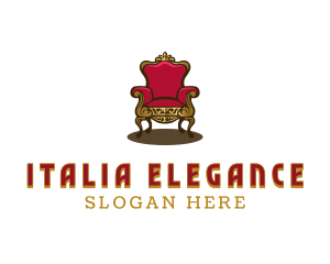 Elegant Interior Chair logo design