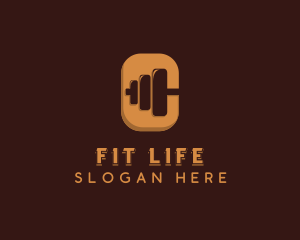 Barbell Fitness Training logo design