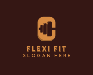 Barbell Fitness Training logo design