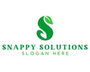 Natural Farm Letter S  logo design